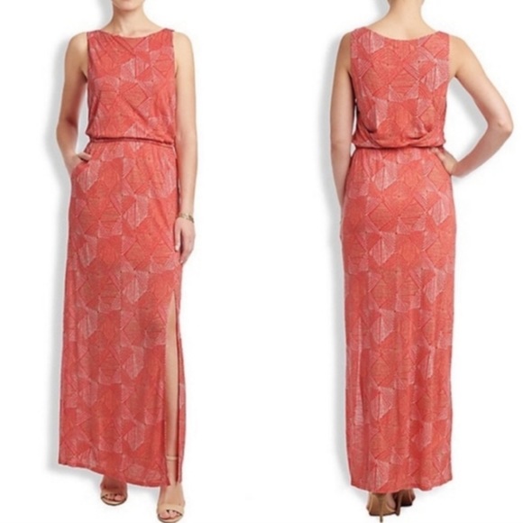 Lucky Brand Dresses & Skirts - Lucky Brand Strapless Printed Maxi Dress